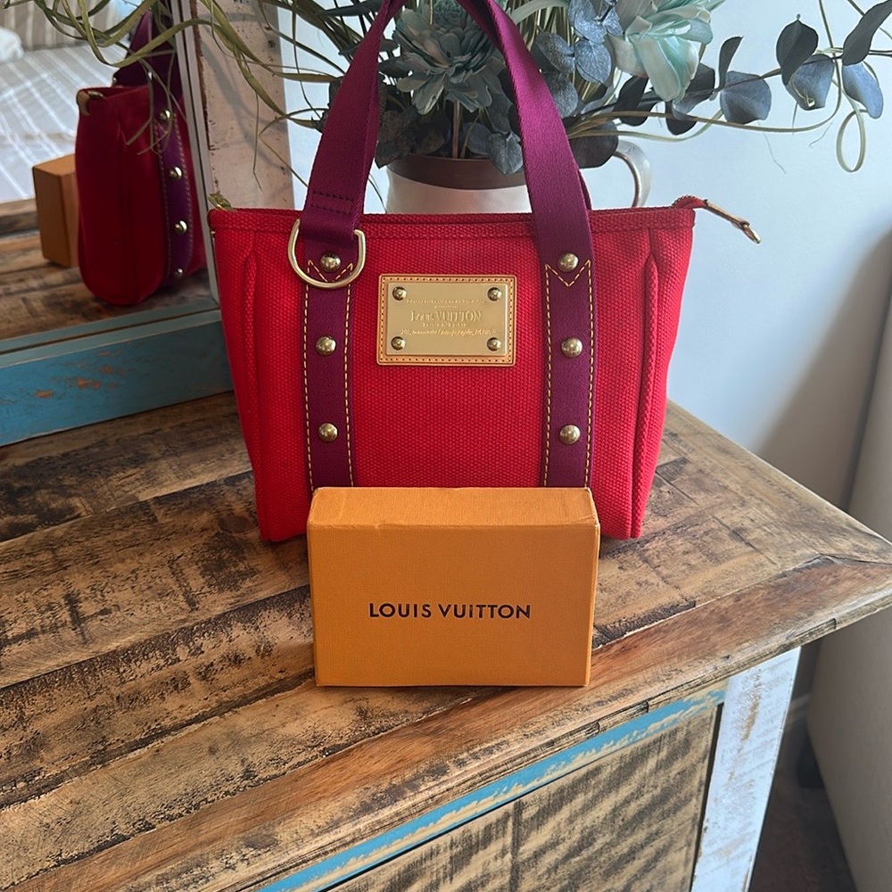 ✨Authentic Louis Vuitton PM Antigua Cabas Canvas Tote✨
